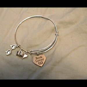 Book Lover Charm Bracelet
